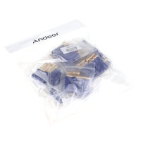 10 Paar EC5 Geräte Stecker für RC Car Ersatzteile Flugzeug Helikopter Multi-Hubschrauber Lipo Batterie ESC Motor Part (EC5 Stecker,  Lipo Batterie ESC Motor Stecker)