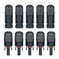 10 Paar MC4 Stecker / Buchse Solar Panel Kabelstecker mit Schraubenschlüssel Montagewerkzeug für PV-System