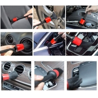 10 PCS Auto Detailing Bürstenset zum Reinigen von Rädern,  Innen,  Außen,  Leder,  einschließlich 5 Stück Premium Detail Bürste,  3 Stück Drahtbürste und 2 Stück Kfz-Klimaanlagenbürste