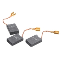 10 PCS Mini Black Carbon Motorbürsten Ersatzteile mit 25 mm Feder und Kupferkern für generische elektrische Bohrmühlenmaschinenmotoren Drehwerkzeug (Paket 1: 203A ,  18 * 17 * 7 mm)