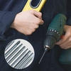 10 Stück 1/4 Zoll Sechskantschaft Magnetschraubendreher-Bits Set 65 mm S2 Sechskant-Schraubendreher aus legiertem Stahl Professionelles abgeschrägtes Sicherheitsbit Manipulationssicheres Schraubenwerkzeug Handwerkzeug H6.3x65mmxTRI1.8