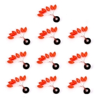 10 Stück Fishing Float Oval Space Bean Angelschnur Stopper Bojen Angelgerät Zubehör