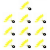 10 Stück Fishing Float Oval Space Bean Angelschnur Stopper Bojen Angelgerät Zubehör