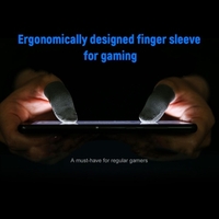 10 Stück Gaming Fingerhülle Touchscreen Daumenhülle Sensitive Schweißfeste atmungsaktive Fingerhülle zum Spielen