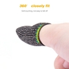 10 Stück Gaming Fingerhülle Touchscreen Daumenhülle Sensitive Schweißfeste Fingerabdrucksichere atmungsaktive Fingerhülle für Handyspiele