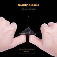 10 Stück Gaming Fingerhülle Touchscreen Daumenhülle Sensitive Schweißfeste Fingerabdrucksichere atmungsaktive Fingerhülle für Handyspiele