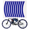 10 Stück Klebeband Reflective Tape Radfahren Sicherheit Warnung Aufkleber Fahrrad Reflektor Klebeband Streifen für Auto Fahrrad Motorrad Roller Rad Felge Dekoration