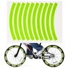 10 Stück Klebeband Reflective Tape Radfahren Sicherheit Warnung Aufkleber Fahrrad Reflektor Klebeband Streifen für Auto Fahrrad Motorrad Roller Rad Felge Dekoration