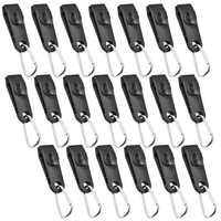 10 Stück Tarp Markisenklemme Clips Zeltverschlüsse Befestigungselemente Camping Zelt Festziehen der Verriegelungsgriffklemme mit Karabinern für Camping Camping Farming Garden im Freien