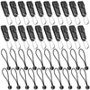 10 Stück Tarp Markisenklemme Clips Zeltverschlüsse Befestigungselemente Camping Zelt Festziehen der Verriegelungsgriffklemme mit Karabinern für Camping Camping Farming Garden im Freien