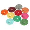 10 stücke 3 "Diamant Flexible Wet Polierscheiben Schleifscheibe + 1 stück Unterstützung Pad für Granit Marmor Stein Keramikfliesen Beton