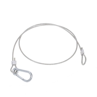 10 Stücke 3mm Sicherheitskabel Stahldraht Stage Light Sicherheitsseile