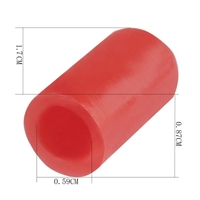 10 stücke Drumstick Silent Tips Stumm Drum Stick Mallet Protektoren Deckt Silikon Material Trommel Set Zubehör