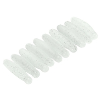 10 Stücke Fischköder 5 cm / 6 cm Künstliche Köder Reflektierende Shad Wurm Umwelt Maggot Grub Köder Worms Köder