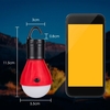 10 stücke mini tragbare laterne zelt licht led lampe notfall lampe wasserdicht hängen haken taschenlampe für camping rot
