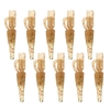 10 STÜCKE Sicherheitsleinen Clips Set mit Pins Schwanz Gummischlauch Schnellwechsel Clips Swivel Snap Stecker Karpfenangeln Ausrüstung Angelgerät Zubehör