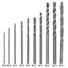 10 STÜCKE Spiralbohrer Set 0, 8 mm-3, 0 mm HSS Bohrer für Kunststoff Holz Bohren DIY Holzbearbeitung Skulptur Handwerk Schnitzen