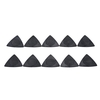 10 stücke Universal 3-in-1 Multi-dicke Gitarre Picks Eine Auswahl mit 3 Dicke (0, 5mm + 0, 75mm + 1, 0mm) Schwarz