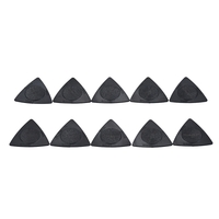 10 stücke Universal 3-in-1 Multi-dicke Gitarre Picks Eine Auswahl mit 3 Dicke (0, 5mm + 0, 75mm + 1, 0mm) Schwarz
