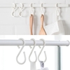 10 Stücke Xiaomi Runde S Form Kleiderbügel Küche Haus Topf Pan Haken Haken Hängende Kleidung Mantel Handtasche Schrank Handtuch Haken Multifunktions Haken