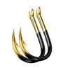 10 teile / paket Barbed Farbige Tungsten Alloy Groß Angelhaken