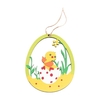 10-teiliges Ostern-Ornament-Set aus Holz zum Aufhängen,  Oster-Aniaml-Blumen-Thema,  hängende Tags,  Dekoration