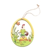 10-teiliges Ostern-Ornament-Set aus Holz zum Aufhängen,  Oster-Aniaml-Blumen-Thema,  hängende Tags,  Dekoration