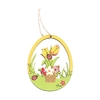 10-teiliges Ostern-Ornament-Set aus Holz zum Aufhängen,  Oster-Aniaml-Blumen-Thema,  hängende Tags,  Dekoration