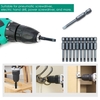 10-teiliges Schlitzschraubendreher-Bit-Set 1/4-Zoll-Sechskantschaft S2 Stahl-Magnetschraubendreher-Bit-Set für elektrische Handbohrmaschine mit Kraftschraubendreher