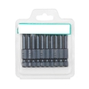 10-teiliges Schlitzschraubendreher-Bit-Set 1/4-Zoll-Sechskantschaft S2 Stahl-Magnetschraubendreher-Bit-Set für elektrische Handbohrmaschine mit Kraftschraubendreher