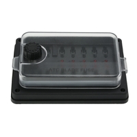 10 Way Wasserdichte Blade Fuse Box Halter mit LED-Anzeige für Auto Boot Marine Caravan + 16 Stücke Sicherungen