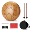 10 Zoll 8 Tone Steel Zungentrommel Mini Hand Pan Drums mit Drumsticks Percussion Musikinstrumenten