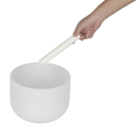 10 Zoll Crystal Singing Bowl G Hinweis mit Mallet & Gummi O-Ring für Musik machen musikalische Heilung Meditation Yoga Home Office Dekoration