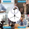 10-Zoll-LED-Desktop-Video-Ringlicht Selfie-Lampe mit Desktop-Stativ USB-Stecker für YouTube Tik Tok Live-Streaming