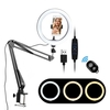 10-Zoll-Mini-LED-Ringlichtfotografie Fülllicht 3 Beleuchtungsmodi Dimmbar USB-betrieben