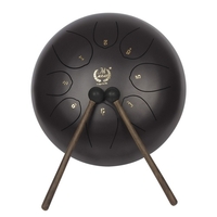 10 Zoll Stahl Zunge Percussion Drums Handpan Instrument mit Trommel Schlägel und Taschen
