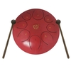 10-Zoll-Stahlzunge Drum Percussion Instrument Hand Pan Drum mit Trommel Schlägel Carry Taschen Note Sticks