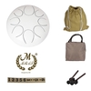 10-Zoll-Stahlzunge Drum Percussion Instrument Hand Pan Drum mit Trommel Schlägel Carry Taschen Note Sticks