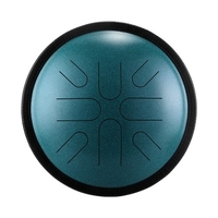 10 Zoll tragbare Stahlzungentrommel 8 Notizen Handpan Drum Travel Drum Percussion Instrument