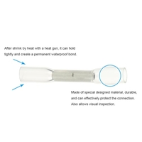 100 個 12 10 AWG 絶縁熱圧縮バット コネ  防水 イヤ電気圧着 子接続管