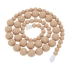 100 % Food Grade Zahnen Beißring Halskette weichen Perlen für Chew Baby Kleinkind Krankenpflege Schmuck Spielzeug für Mom BPA frei zu tragen