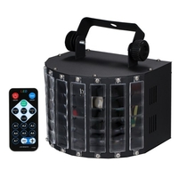 100-240V 24W RGBW LED 7 Kanal Dmx 512 Voice-aktiviert Voice-control Automatische Control LED projektor DJ Hause KTV Disco Bühne Beleuchtung Lichter