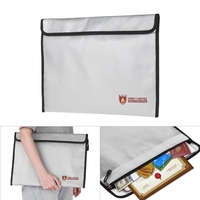 100% feuerfeste Dokumententasche Silikon beschichtetes wasserdichtes Organizer