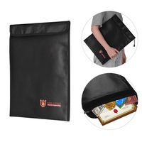 100% feuerfeste Dokumententasche Silikon beschichtetes wasserdichtes Organizer