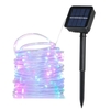100 LEDs 10m Solar Rohre Lampe Im Freien 8 Blinkende Modi IP65 Wasserdichte Solar-Powered Dekorative String Licht