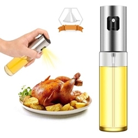 100 ml Olivenöl-Sprüher Mister Sprühflasche Nachfüllbarer Ölspender zum Kochen,  Grillen,  Salat,  Backen,  Braten,  Grillen,  Haarsprühflasche