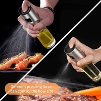 100 ml Olivenöl-Sprüher Mister Sprühflasche Nachfüllbarer Ölspender zum Kochen,  Grillen,  Salat,  Backen,  Braten,  Grillen,  Haarsprühflasche