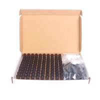 100 Stück 1 ml Braunglasflaschen für ätherische Öle Probeflaschen