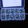 100 stücke 10 Werte 500 ~ 1 Mt ohm Variabler Widerstand 6mm Potentiometer RM065 Voreingestellte Kohleschicht Horizontale Trimmer Potentiometer Widerstand Sortiment Kit mit Aufbewahrungsbox