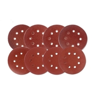 100 STÜCKE 125mm Haken Schleife Schleifpapier mit 8 Loch Sand Pads Set 60-1000 Körnung Sander Disc Schleifmittel Werkzeuge für polnische Maschine